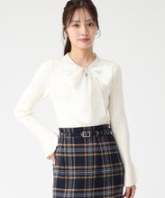 画像をギャラリービューアに読み込む, シアーボウタイリブニット/TT548319