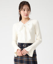 画像をギャラリービューアに読み込む, シアーボウタイリブニット/TT548319