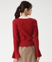 画像をギャラリービューアに読み込む, シアーボウタイリブニット/TT548319