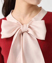 画像をギャラリービューアに読み込む, シアーボウタイリブニット/TT548319