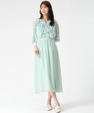 画像をギャラリービューアに読み込む, フリルカラーシアーワンピース/MM617409