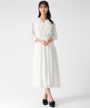 画像をギャラリービューアに読み込む, フリルカラーシアーワンピース/MM617409