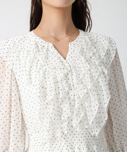 画像をギャラリービューアに読み込む, フリルカラーシアーワンピース/MM617409