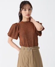 画像をギャラリービューアに読み込む, モール半袖ニット/TT538308
