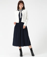 画像をギャラリービューアに読み込む, ビジュー刺繍カーディガン/MM548404