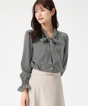 画像をギャラリービューアに読み込む, ボウタイシャーリングブラウス/MM548101