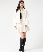 画像をギャラリービューアに読み込む, ヘリンボーン柄ステンカラージャケット/MM548609