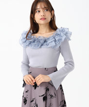 画像をギャラリービューアに読み込む, 2wayシアーフリルニット/MM548301