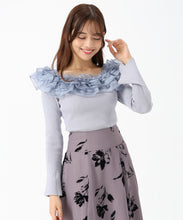 画像をギャラリービューアに読み込む, 2wayシアーフリルニット/MM548301