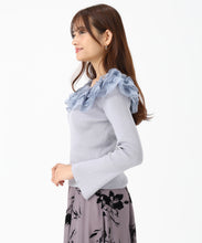 画像をギャラリービューアに読み込む, 2wayシアーフリルニット/MM548301