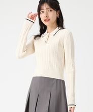 画像をギャラリービューアに読み込む, 【再入荷】ケーブルポロニット/TT538312