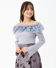 画像をギャラリービューアに読み込む, 2wayシアーフリルニット/MM548301