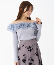 画像をギャラリービューアに読み込む, 2wayシアーフリルニット/MM548301