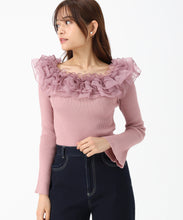 画像をギャラリービューアに読み込む, 2wayシアーフリルニット/MM548301