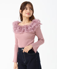 画像をギャラリービューアに読み込む, 2wayシアーフリルニット/MM548301