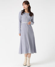 画像をギャラリービューアに読み込む, ラメ配色ニットワンピース/MM547404