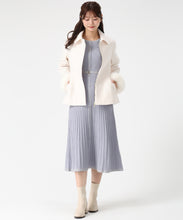 画像をギャラリービューアに読み込む, ラメ配色ニットワンピース/MM547404