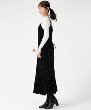 画像をギャラリービューアに読み込む, 【WEB限定予約販売/12月上旬発売予定】Vネックベロアキャミワンピース/MM547425