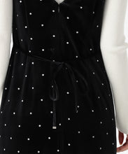 画像をギャラリービューアに読み込む, 【WEB限定予約販売/12月上旬発売予定】Vネックベロアキャミワンピース/MM547425