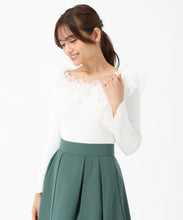 画像をギャラリービューアに読み込む, 2wayシアーフリルニット/MM548301