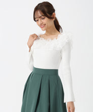 画像をギャラリービューアに読み込む, 2wayシアーフリルニット/MM548301