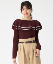 画像をギャラリービューアに読み込む, ビッグカラー配色ニット/TT538313