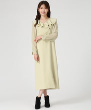 画像をギャラリービューアに読み込む, ラッフルアシメフリルラップ風タイトワンピース/MM537419