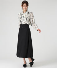 画像をギャラリービューアに読み込む, フロッキーボウタイブラウス/MM548108