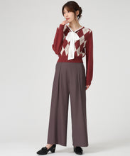 画像をギャラリービューアに読み込む, 一部店舗限定 リボンボウタイアーガイルニット/MM558308