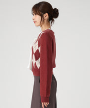 画像をギャラリービューアに読み込む, 一部店舗限定 リボンボウタイアーガイルニット/MM558308