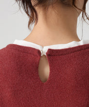 画像をギャラリービューアに読み込む, 一部店舗限定 リボンボウタイアーガイルニット/MM558308