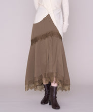 画像をギャラリービューアに読み込む, 【先行予約/10月中旬入荷予定】レーストリムイレヘムスカート/MM647212