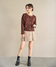 画像をギャラリービューアに読み込む, 【再入荷】ベルト付きタックスカートパンツ/TT537306