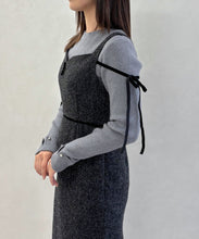 画像をギャラリービューアに読み込む, 【予約販売/11月中旬発売予定】ツイードレーストリミングジャンスカ/TT547417