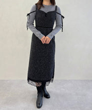 画像をギャラリービューアに読み込む, 【予約販売/11月中旬発売予定】ツイードレーストリミングジャンスカ/TT547417