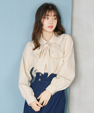 画像をギャラリービューアに読み込む, ボウタイ衿シャツブラウス/TT618102
