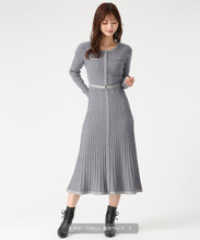 画像をギャラリービューアに読み込む, ラメ配色ニットワンピース/MM547404