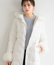 画像をギャラリービューアに読み込む, ファー付きフードロングダウン/MM448608