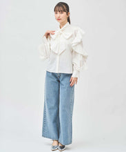 画像をギャラリービューアに読み込む, フリルスリーブボウタイブラウス/TT518101