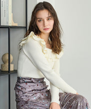 画像をギャラリービューアに読み込む, フリルカラーニット/TT538311