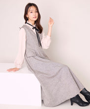 画像をギャラリービューアに読み込む, 【先行予約/10月上旬入荷予定】ツイードフリンジVネックジャンスカ/MM647408