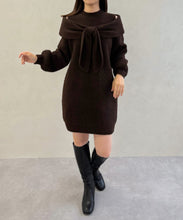 画像をギャラリービューアに読み込む, 【予約販売/11月下旬発売予定】リボンモチーフミニワンピース/TT547414