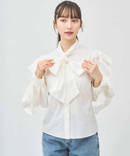 画像をギャラリービューアに読み込む, フリルスリーブボウタイブラウス/TT518101