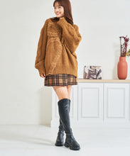 画像をギャラリービューアに読み込む, スラントカットストレッチニーハイブーツ/57510