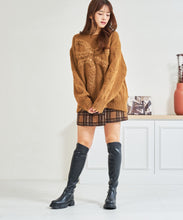 画像をギャラリービューアに読み込む, スラントカットストレッチニーハイブーツ/57510