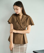 画像をギャラリービューアに読み込む, 2WAYケープ取り外しジレ/TT538501