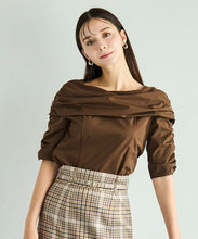 画像をギャラリービューアに読み込む, オフショルリボンブラウス/TT538105