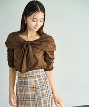 画像をギャラリービューアに読み込む, オフショルリボンブラウス/TT538105