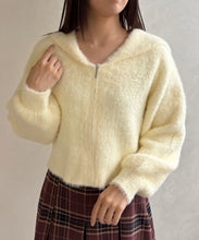 画像をギャラリービューアに読み込む, ふわふわセーラーカラーニット/TT548407