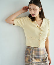 画像をギャラリービューアに読み込む, 襟付きスパンコールカーディガン/TT538402